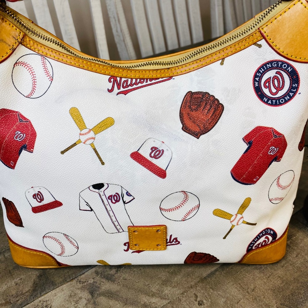 Dooney & Bourke Major League Baseball Washington Nationals Satchel Bag *detail - Picture 4 of 12